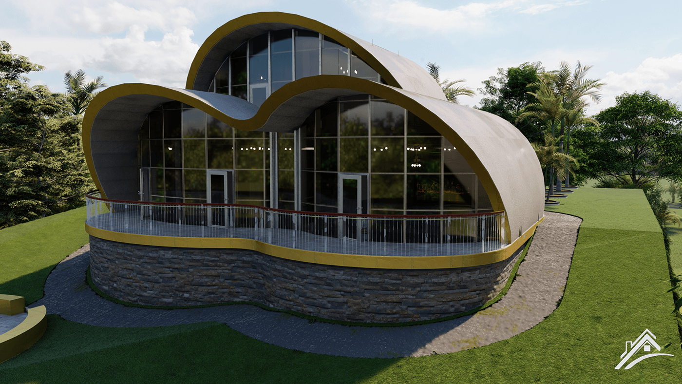 architecture visualization Render modern exterior 3D interior design 