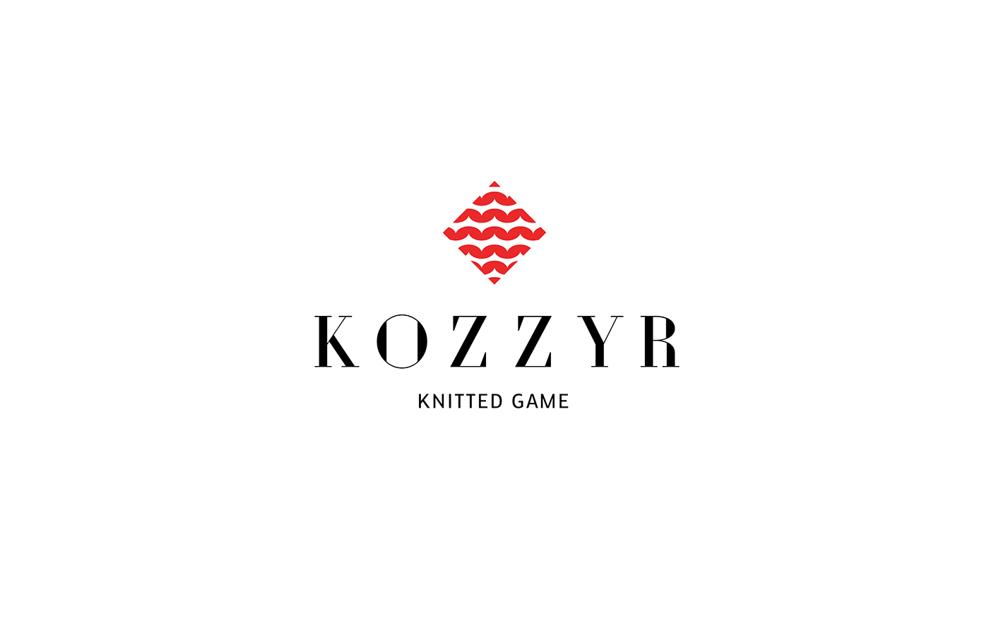 brand identity logo Fashion  knitting Logotype pattern