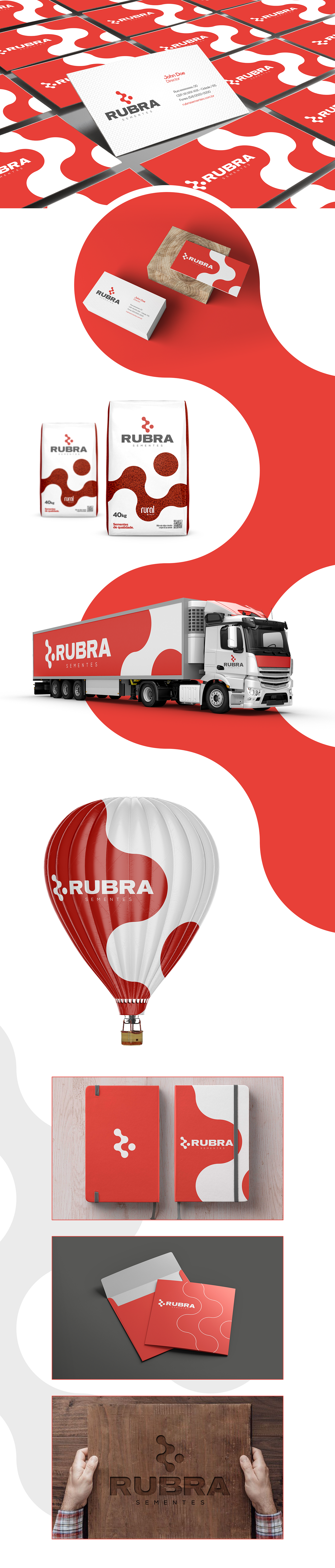 rubra branding  marca logo design Estrategia rural Brasil Agro brand