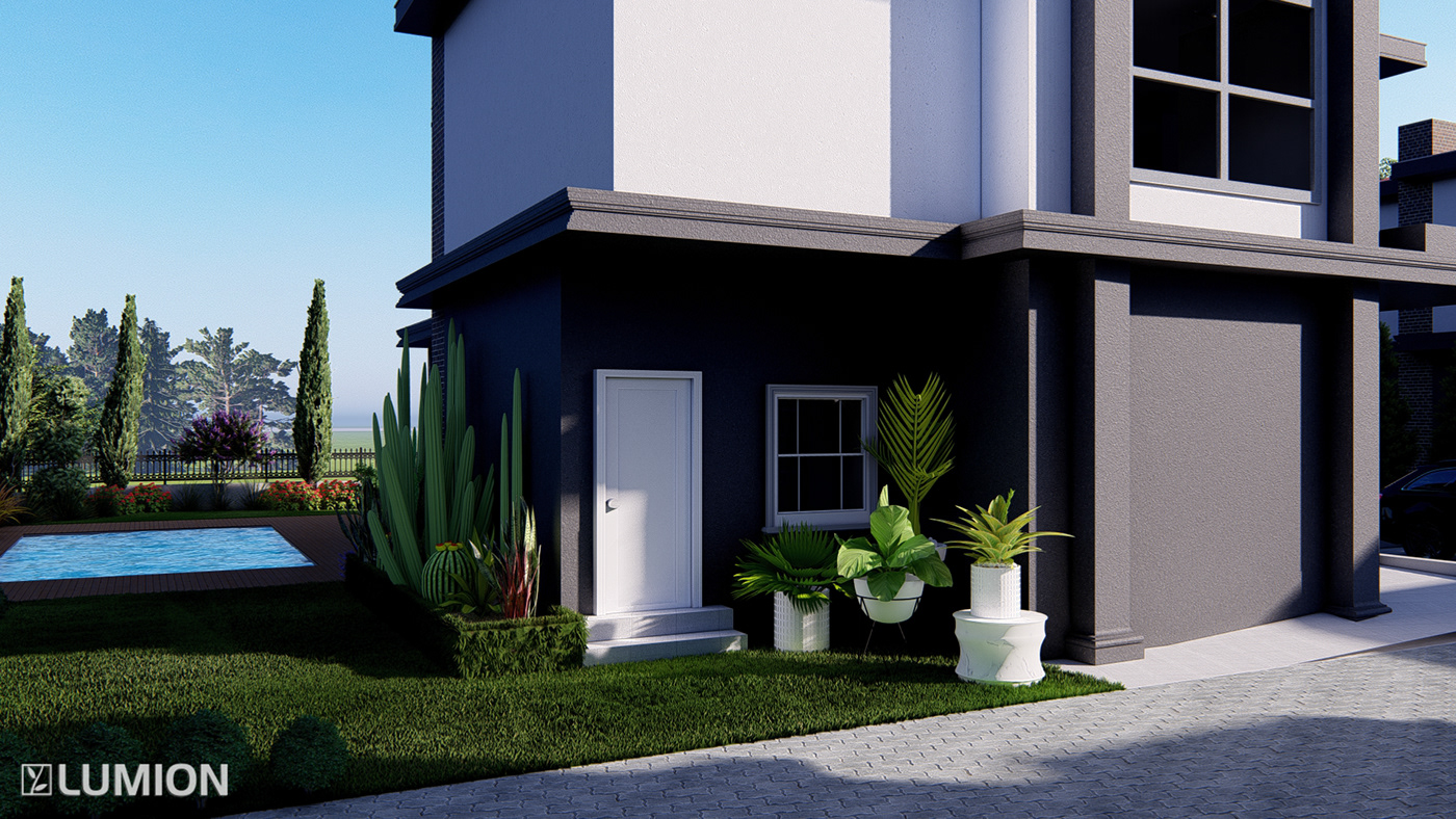 Landscape Landcape Design architecture Render 3ds max modern interior design  corona vray SketchUP