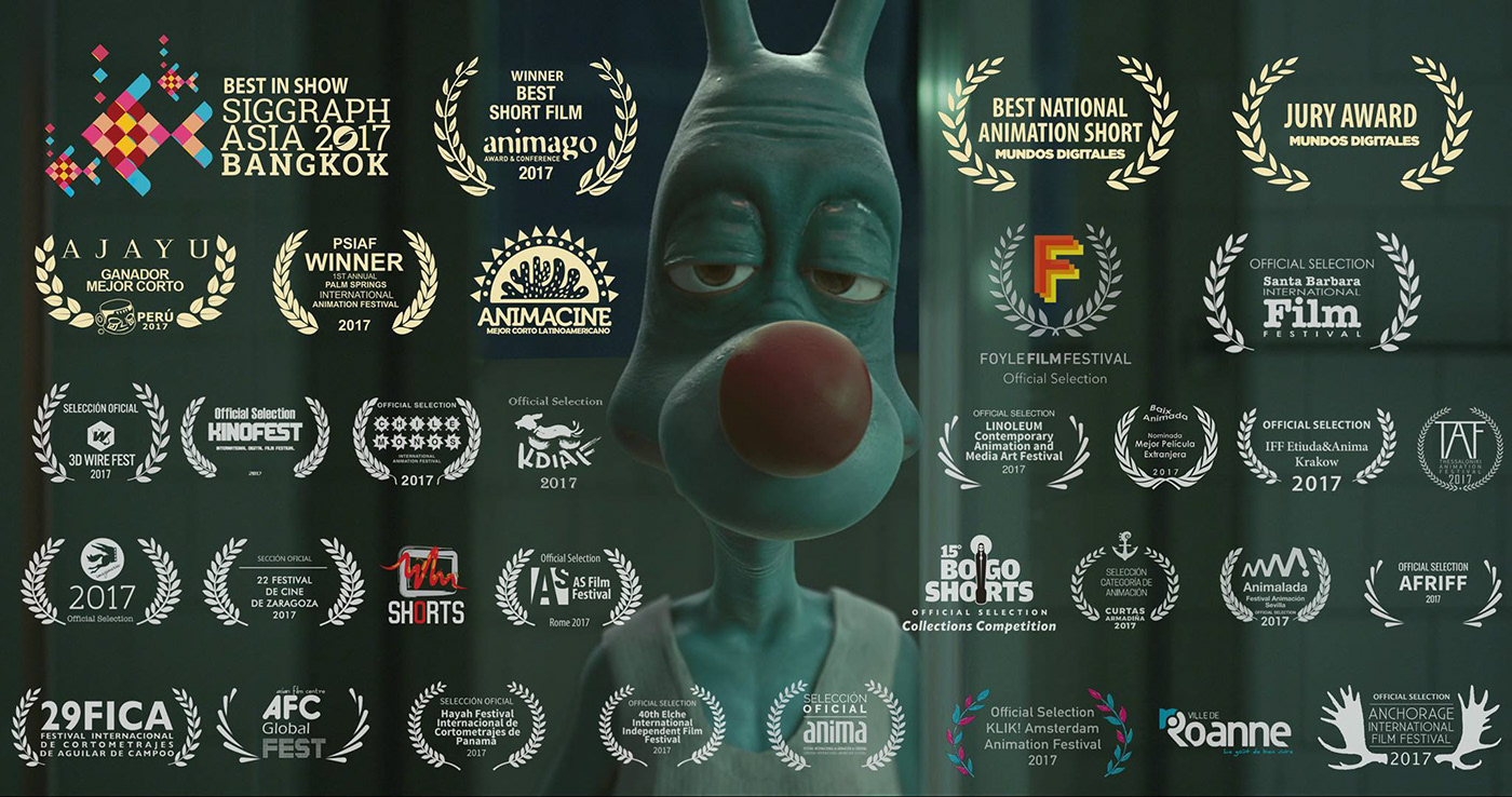 2D 3D animation  art awarded contenido design shortfilm