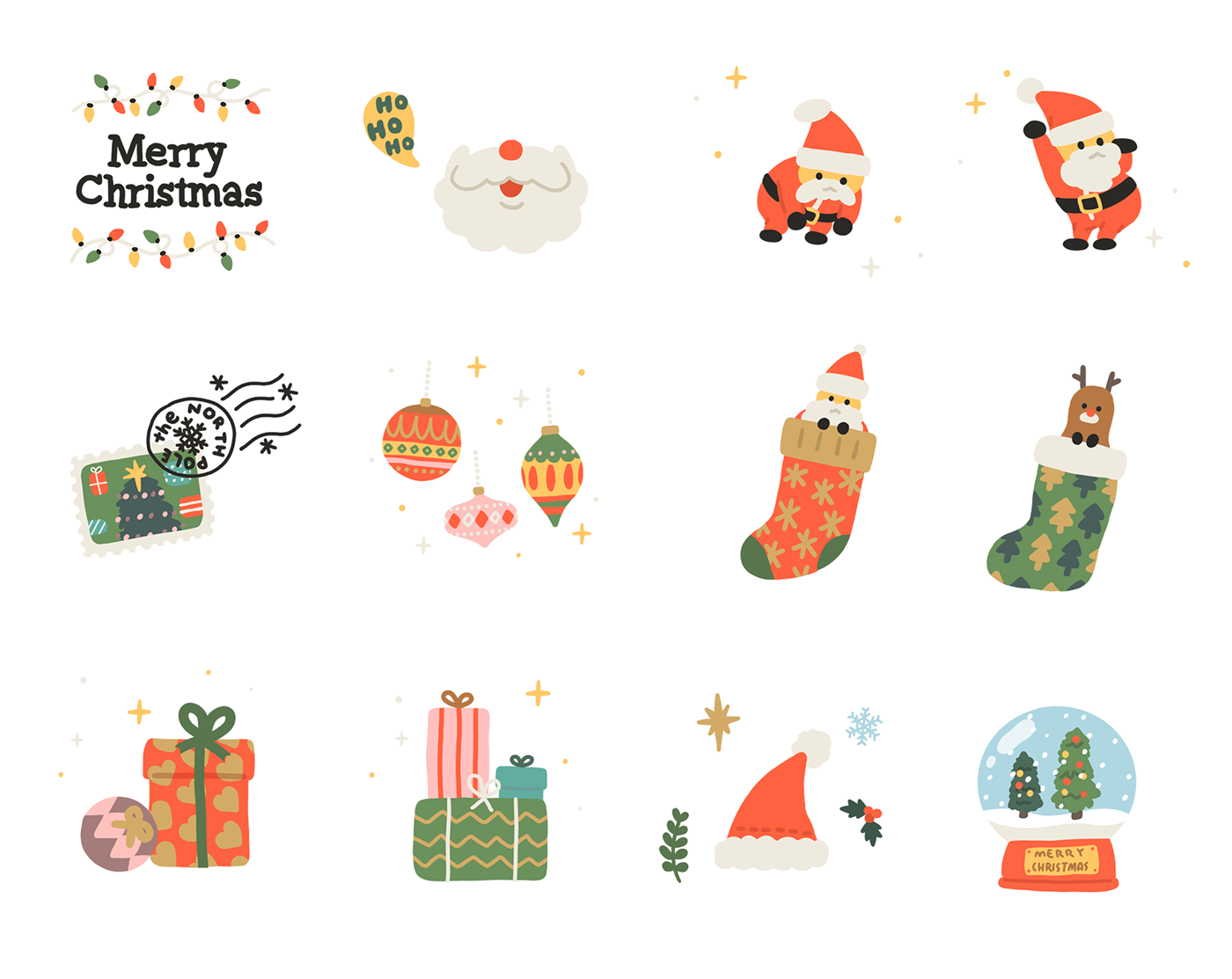 Christmas Emoji gif sticker