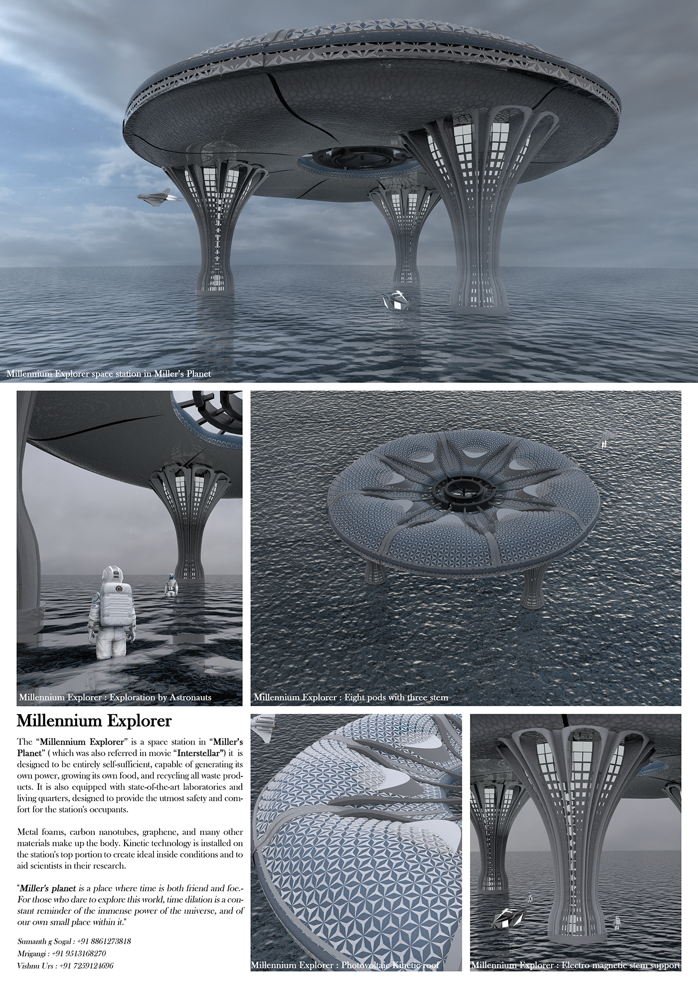 architecture future Grasshopper interstellar kinetic facade millers planet parametric design Rhino utopia
