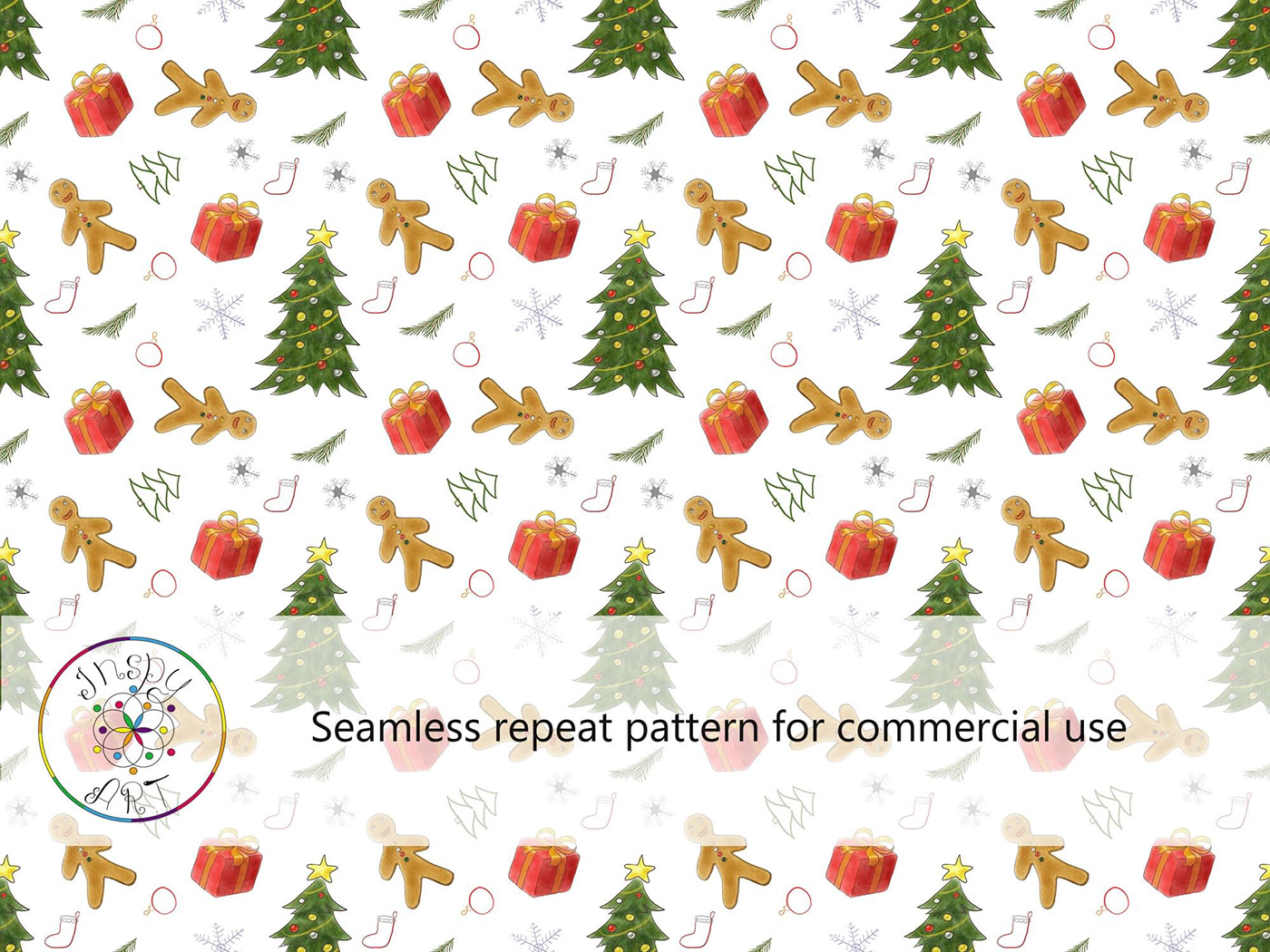 Christmas design pattern seamless