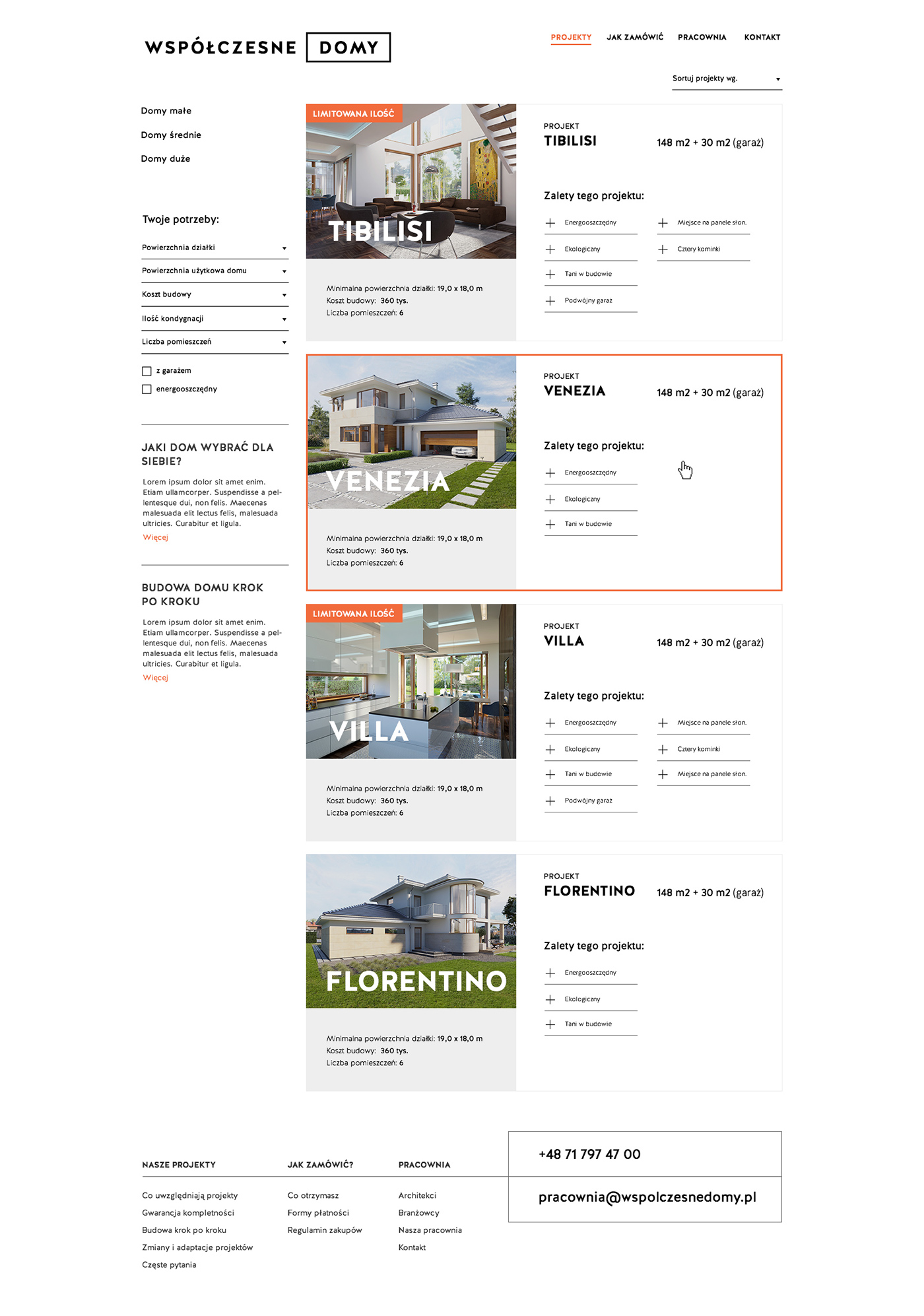 Layout Webdesign Website home