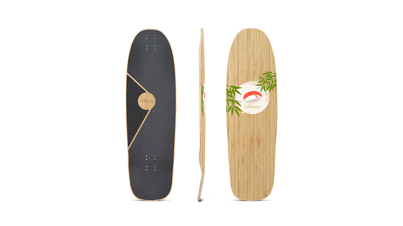 branding  collaterals design Loaded Rebrand skateboards