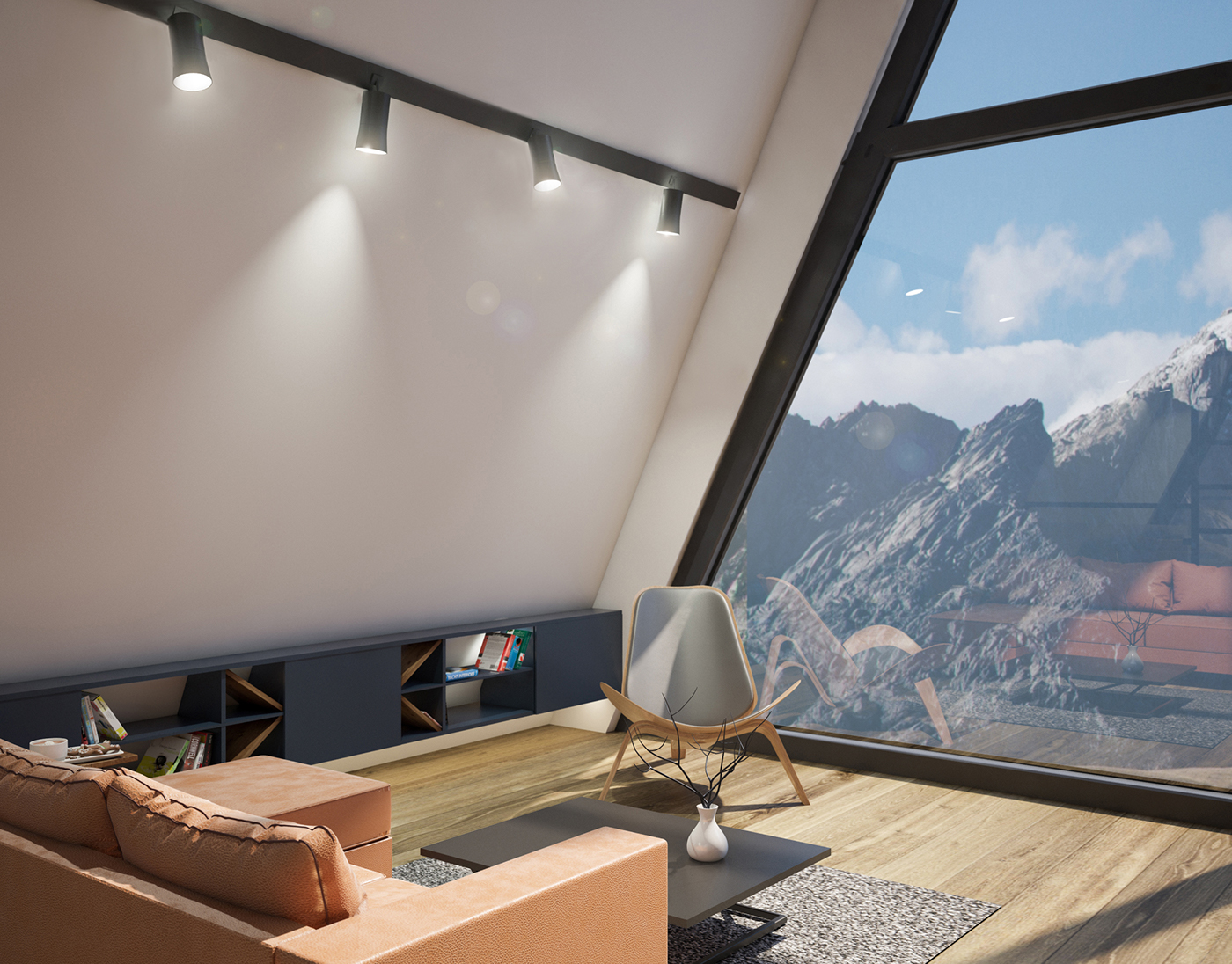 mountain home Interior design