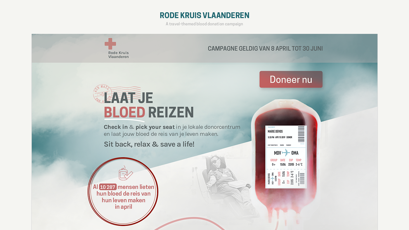 blood donation Rode Kruis Vlaanderen donate campaign marketing   advertisement clouds