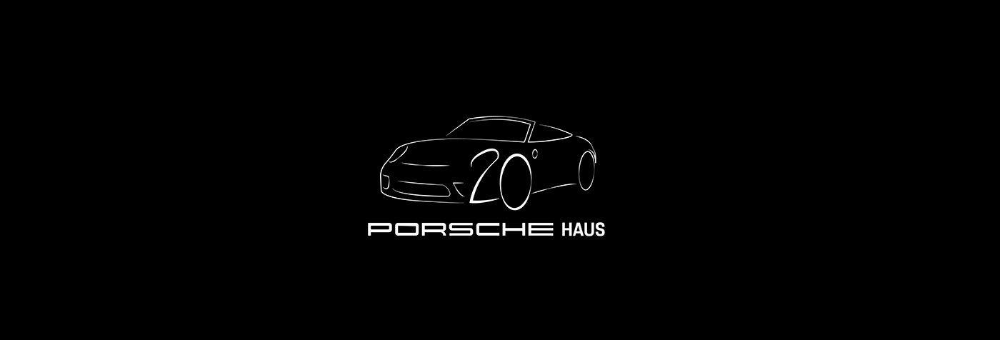 20th Anniversary geometric logo porsche haus Group Project