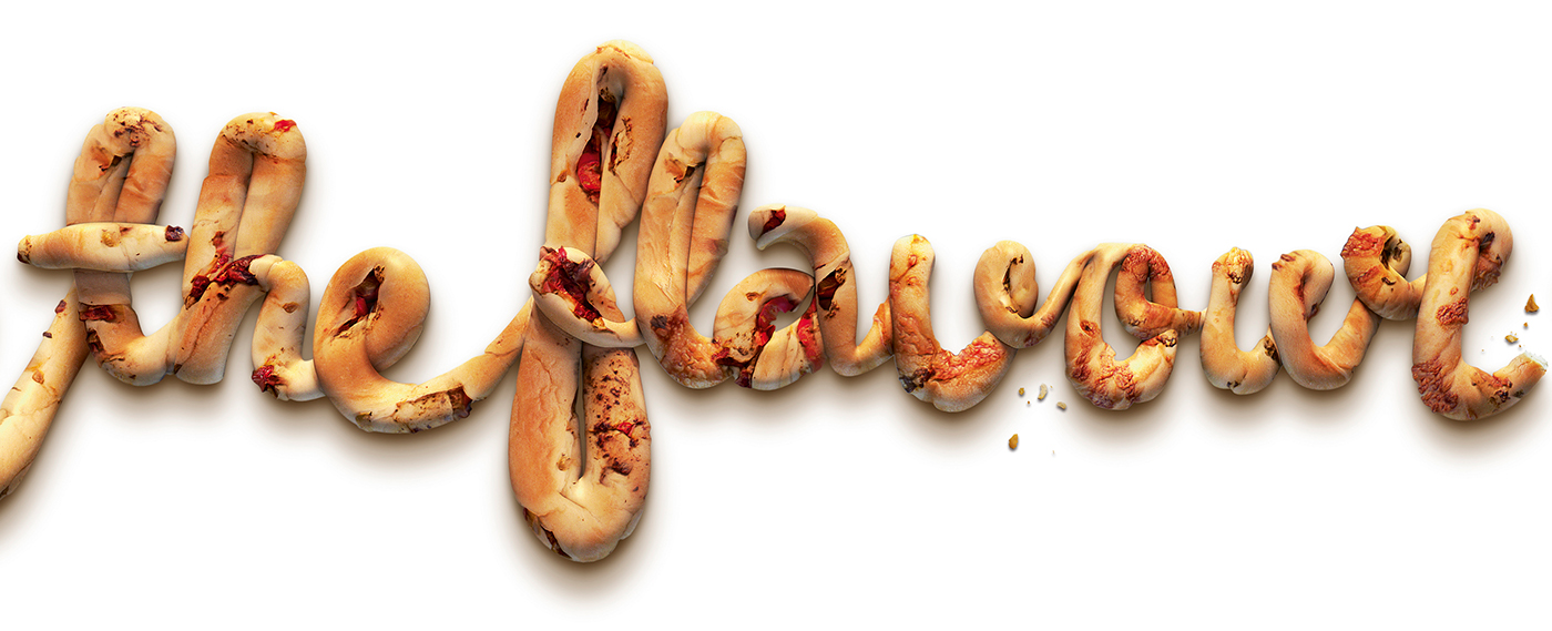 Adobe Portfolio Bakers Delight Twisted Delight baking bread Eating  dough lettering