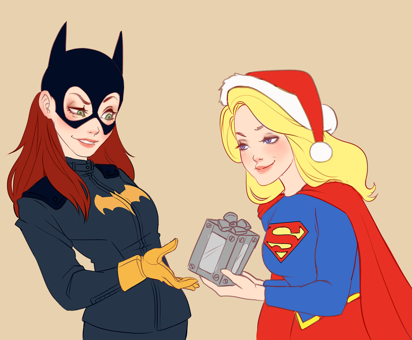 48. Опубликовано: 3 декабря 2018 г. 6. Batgirl and Supergirl Xmas. 