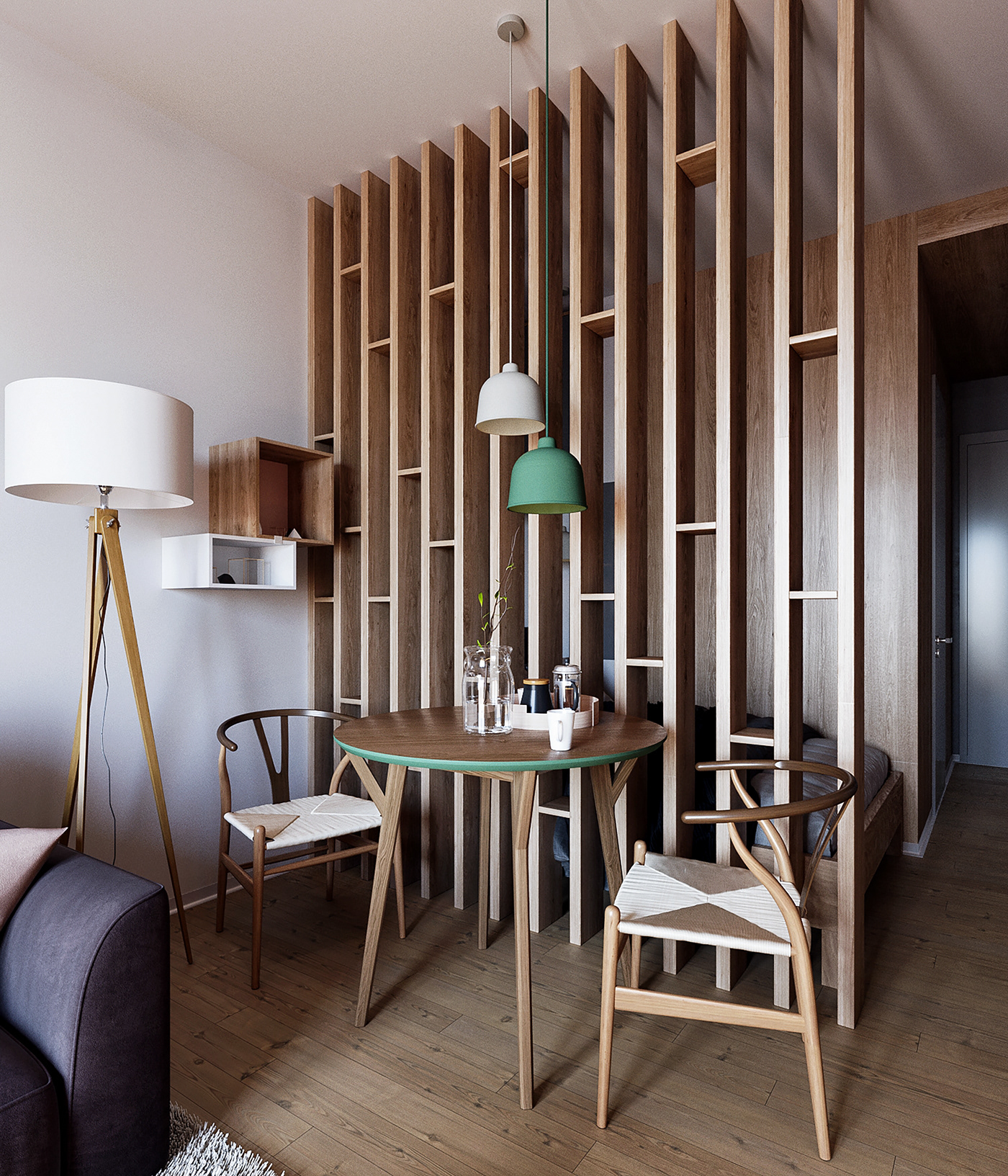 3dsmax architecture coronarenderer hotel interiordesign Muuto scandinavianinterior scandinavianstyle visualization wood