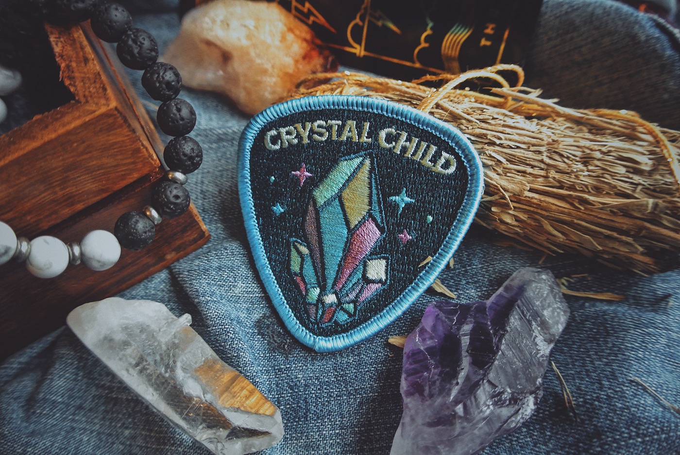 patch pin Enamel Pin lapel pin metaphysical New Age Clothing Line t-shirt apparel crystals