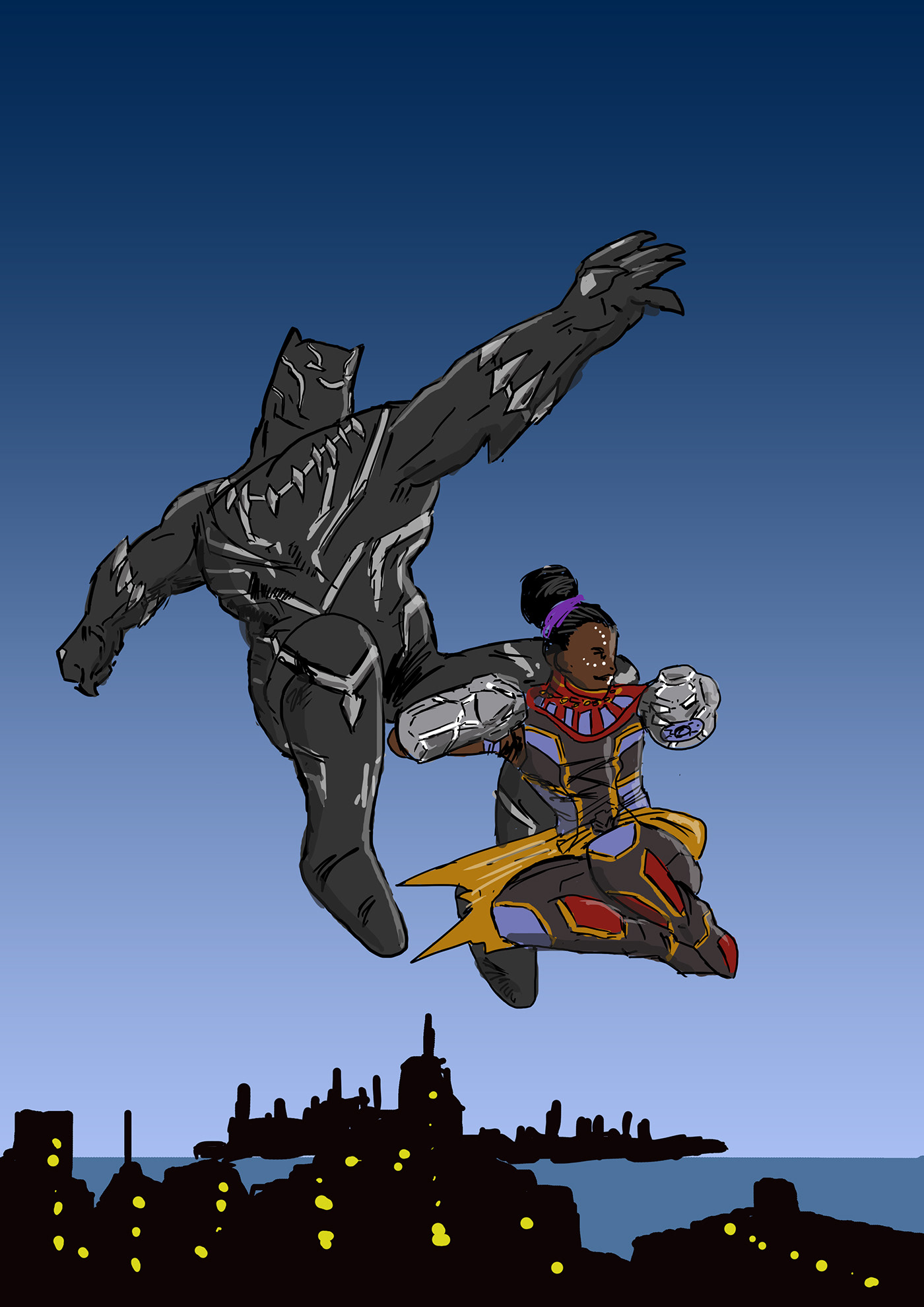 batman black panther comics Dark Knight Returns dc Frank Miller marvel tchalla