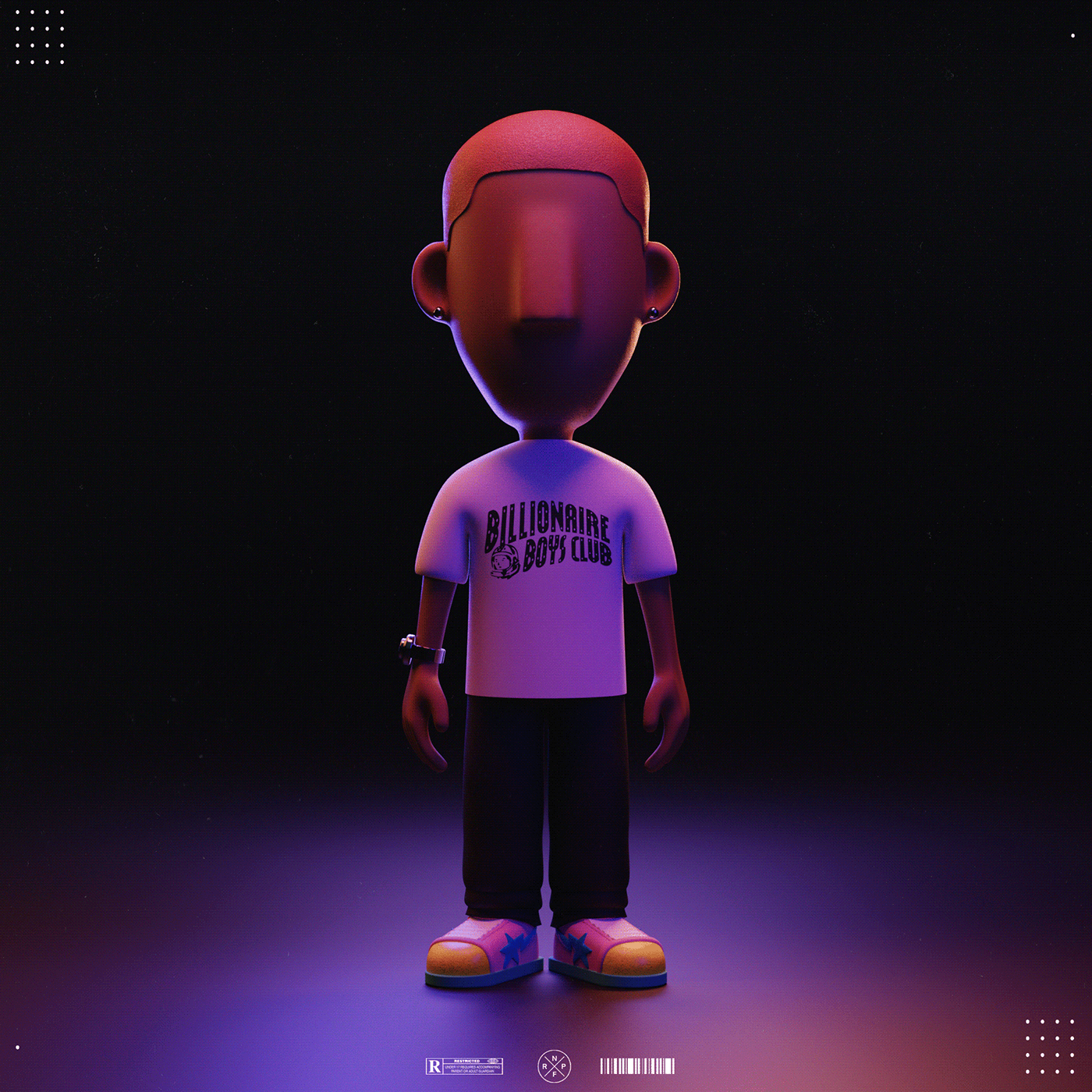 3D blender cycles animation  Pharrell music art Character design  IN MY MIND