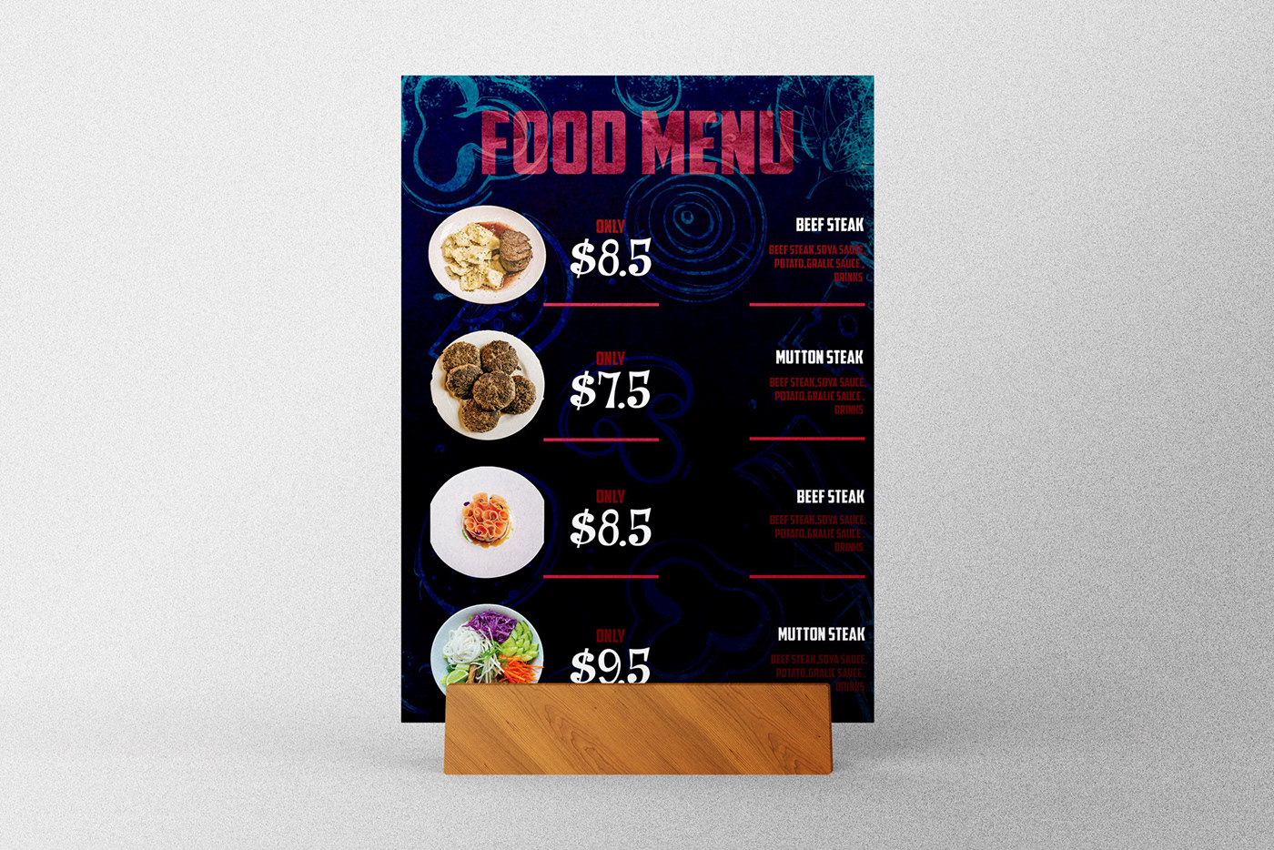 awesome creative design Food  food menu food menu design Menu Card menu design restaurant Restaurant Food Menu