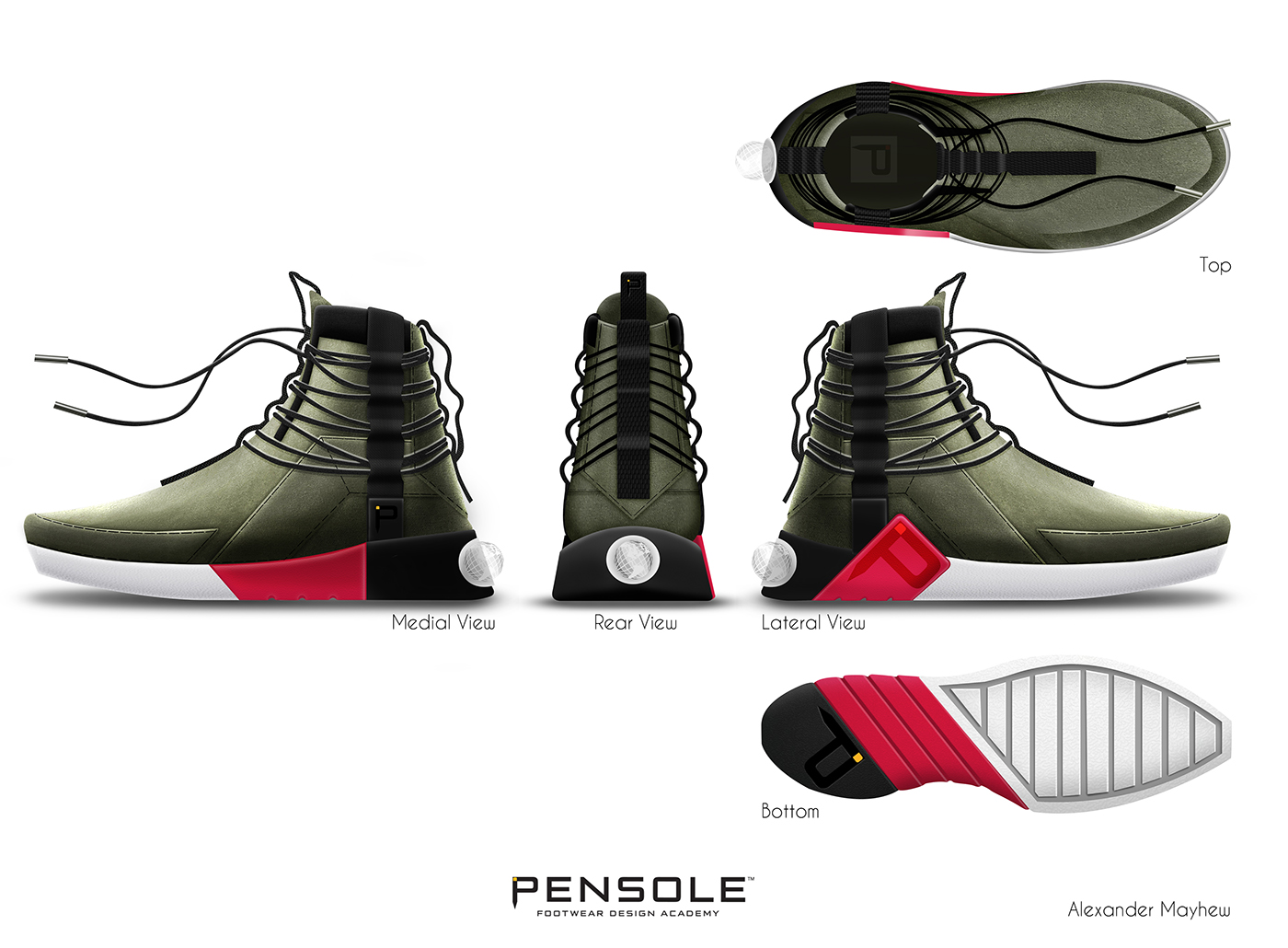 footwear Pensole industrial design  sneakers product design  shoes Fashion  3d modeling sketching keyshot
