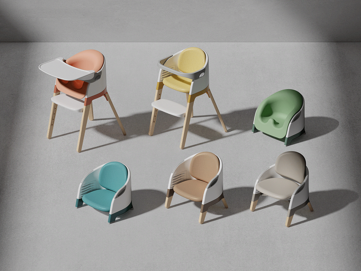 design industrial design  product design  chair design design studio 산업디자인 제품디자인 1006designstudio highchair 디자인일공공육
