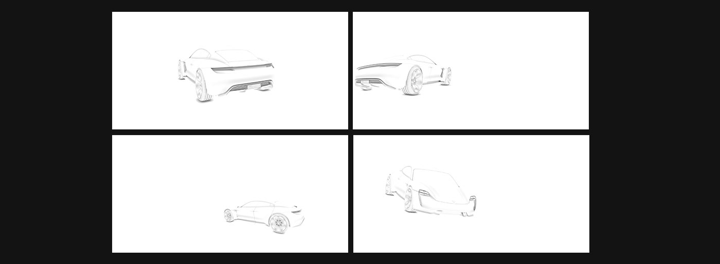 3D 3ds max automotive   car CGI photoshop Porsche postproduction Render retouch