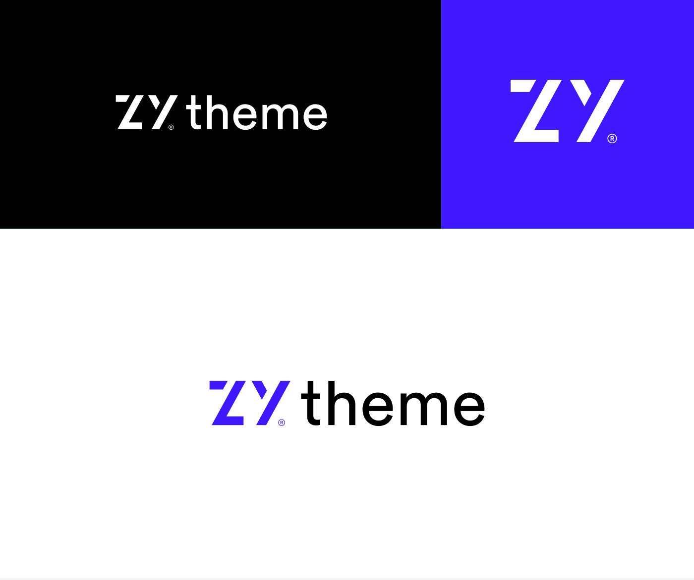 zy logo wordpress blue letters logo themeforest black face jozoor egypt Webdesign