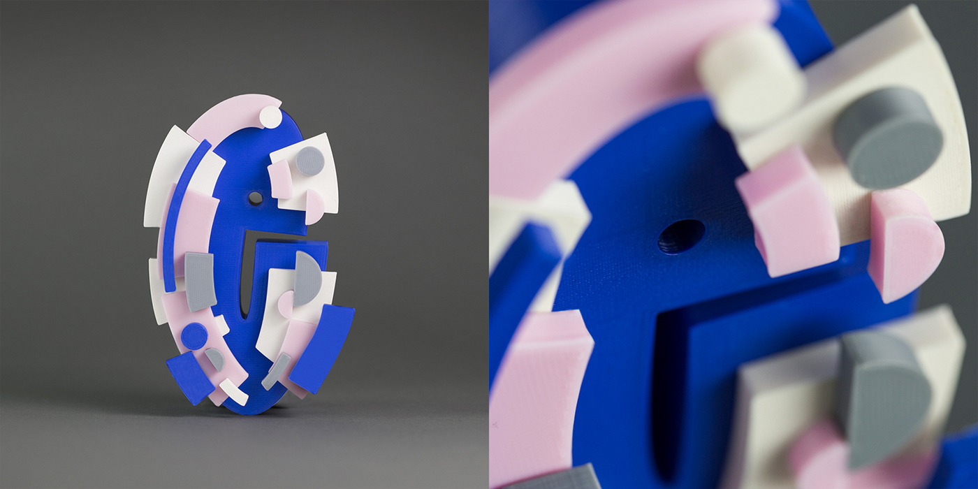 typograph setdesign 3D 3dprinting 36days 36daysoftype Experimental Typography letters