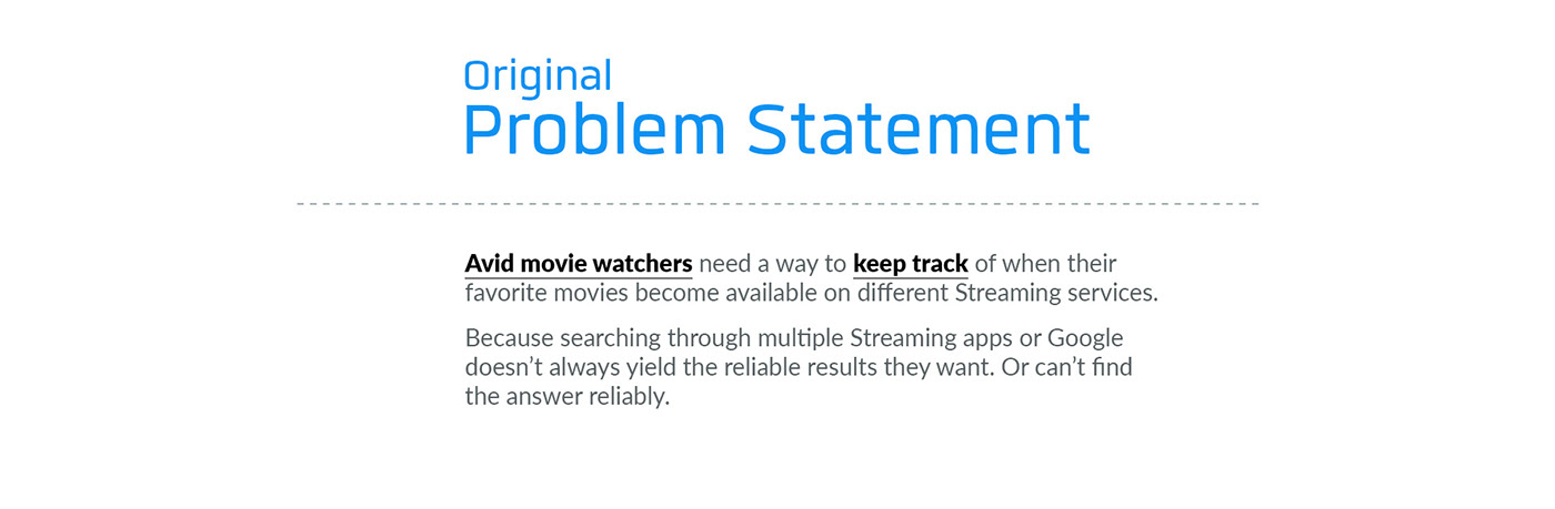 Streaming Movies mobile app ios android research strategy prototype Interaction design 