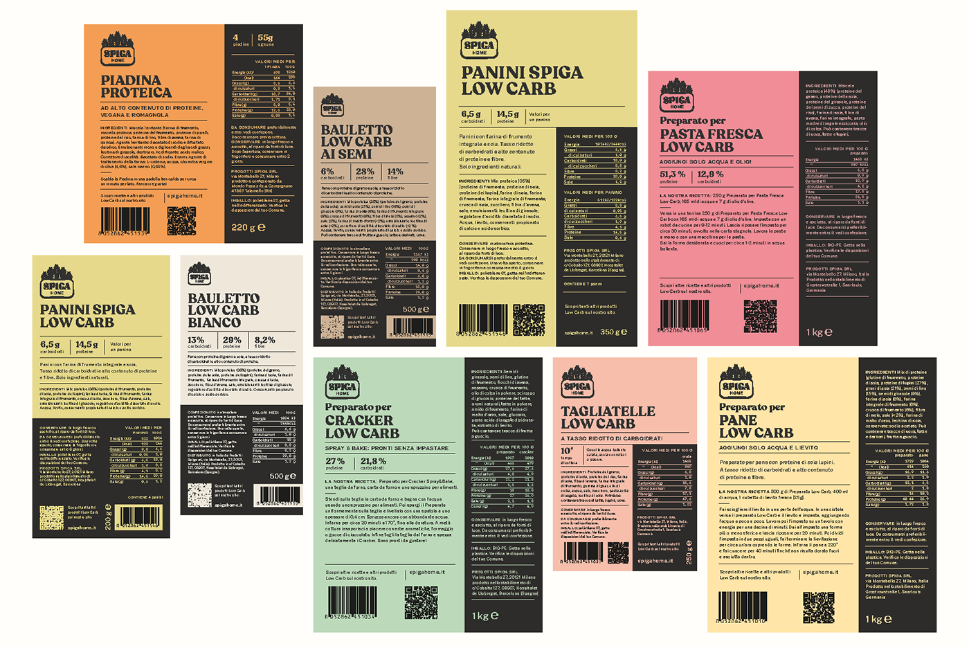 Packaging label design catalog design icons