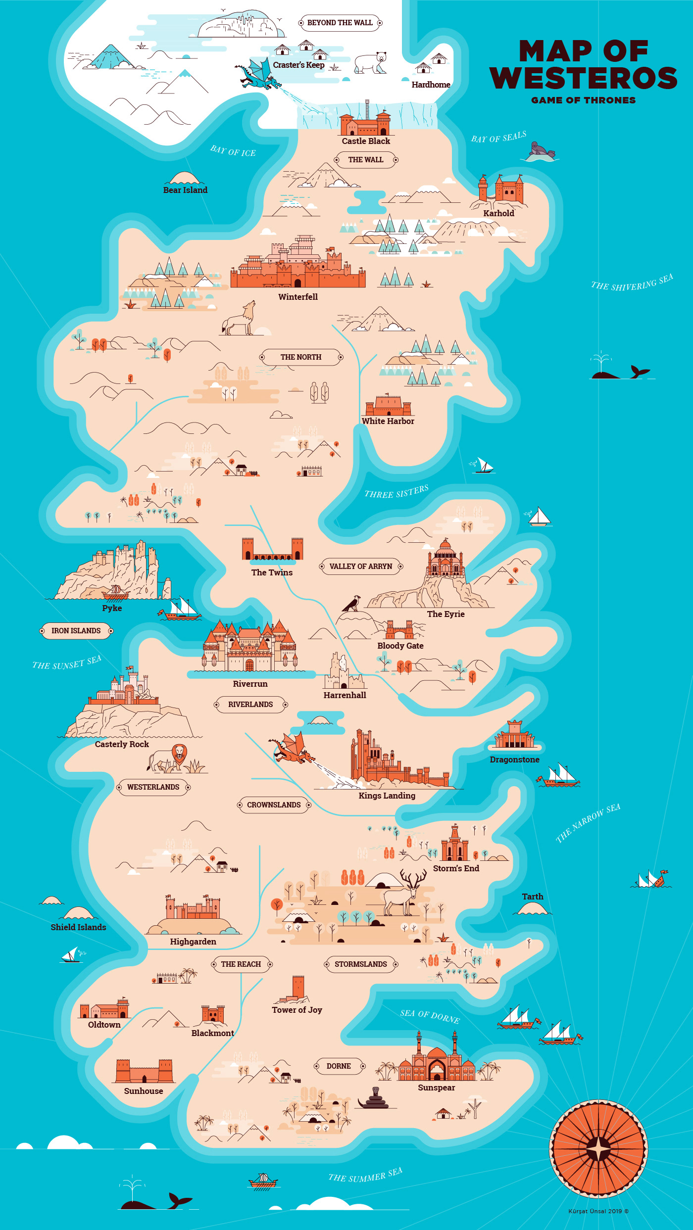 25 Interactive Game Of Thrones Map - Maps Online For You