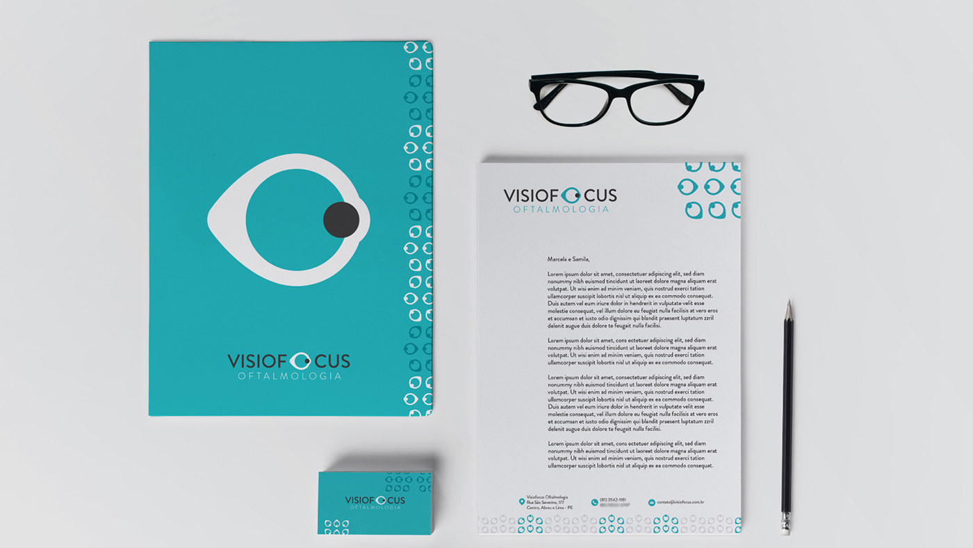 logo visiofocus oftalmo Oftalmologia ophthalmology identidade visual marca agência dalí visual identity