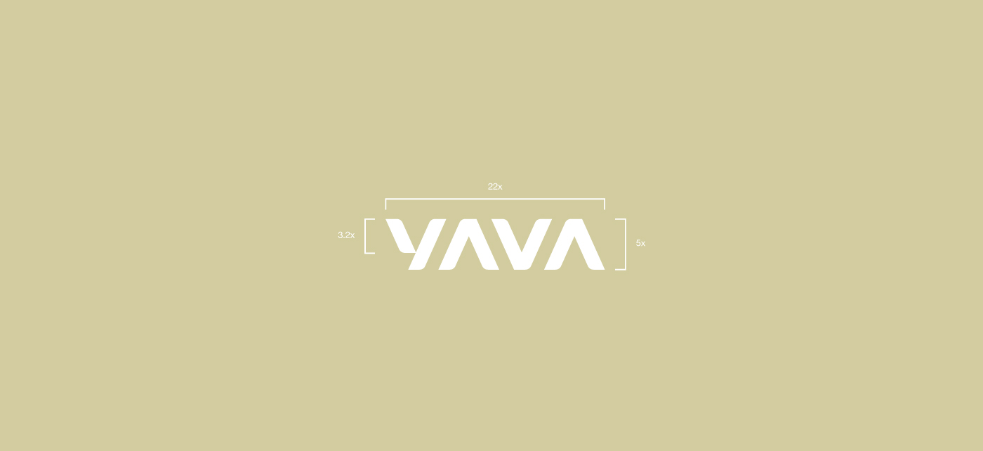 YAVA logo yava branding mark typography   simple identity