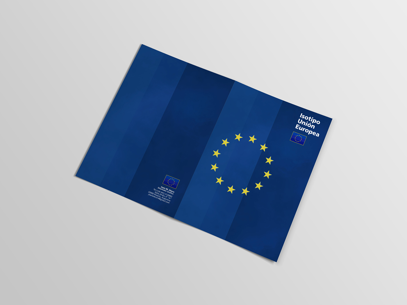 editorial diseño gráfico graphic design  Illustrator InDesign UE Unión Europea isotipo rediseño identidad