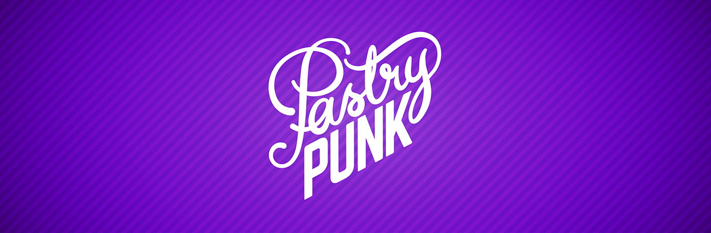 Adobe Portfolio logo identity pastry bakery punk