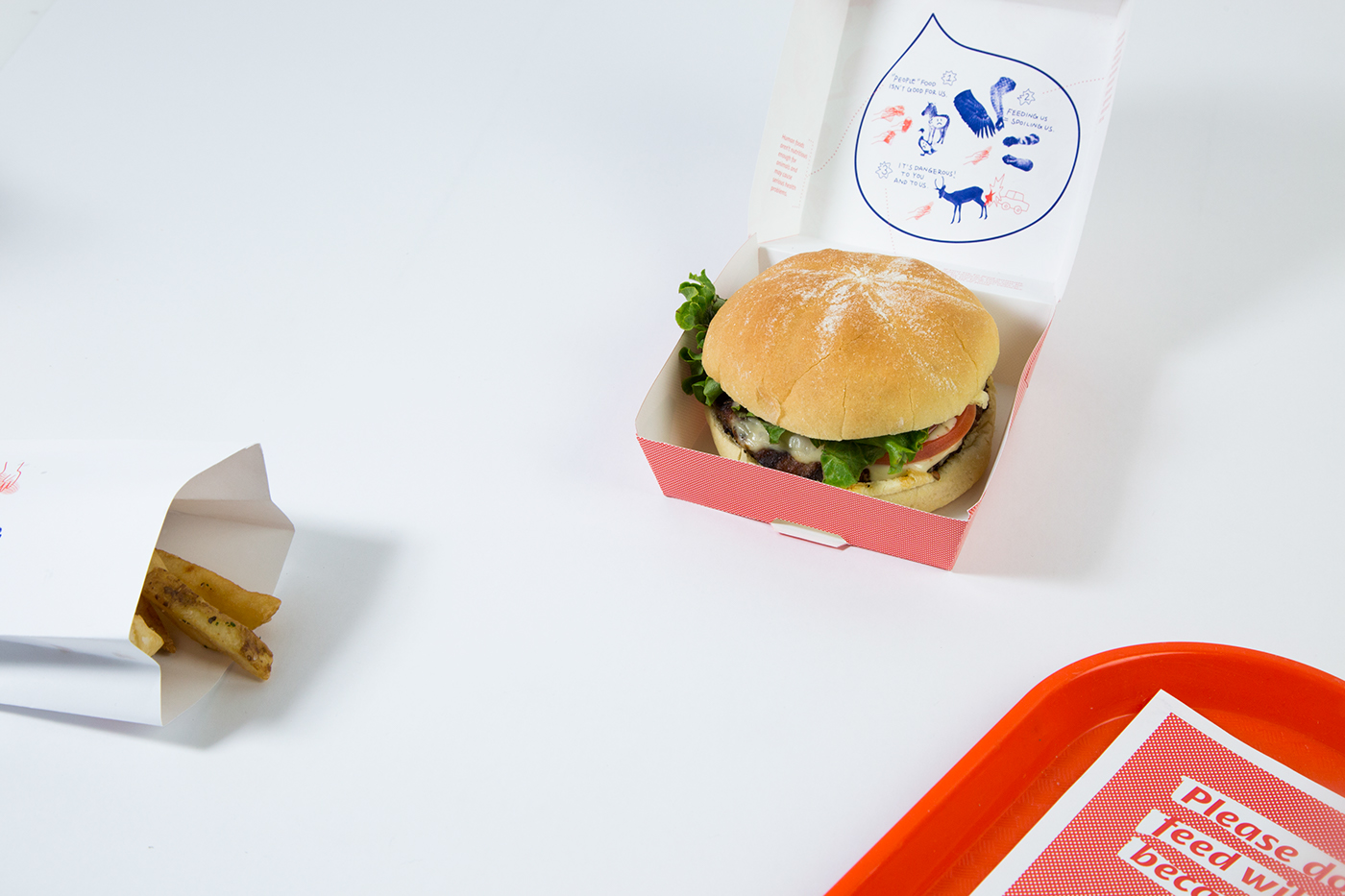 animal environment Packaging branding  Fast food