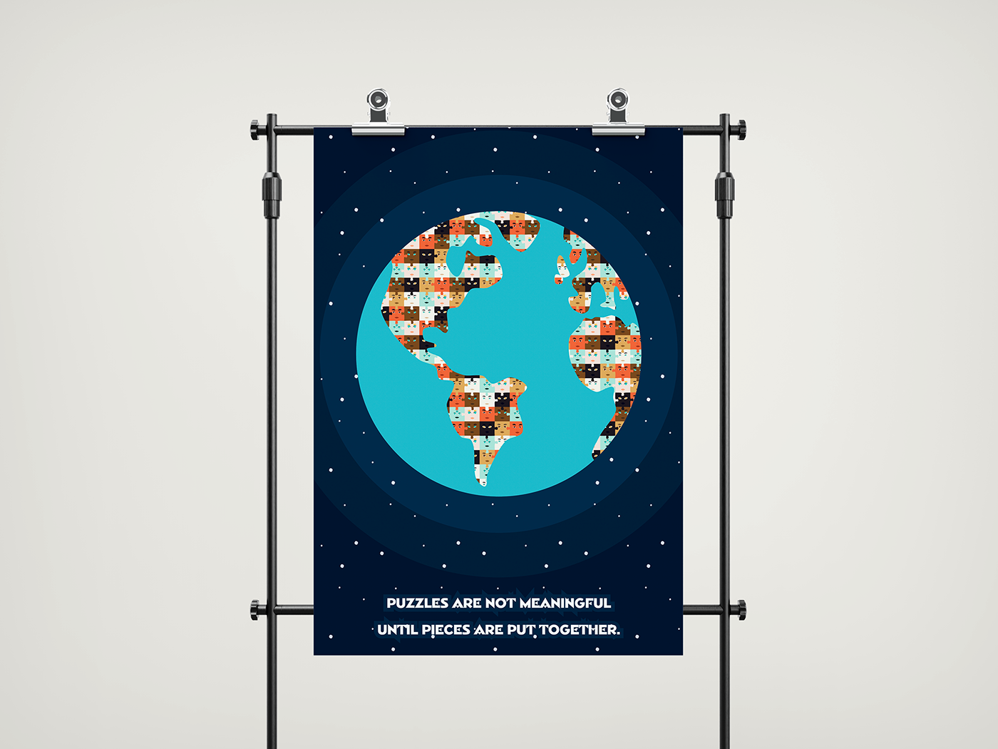 Poster Design Kinetic Poster poster illustration posterheroes animated poster Illustration for poster