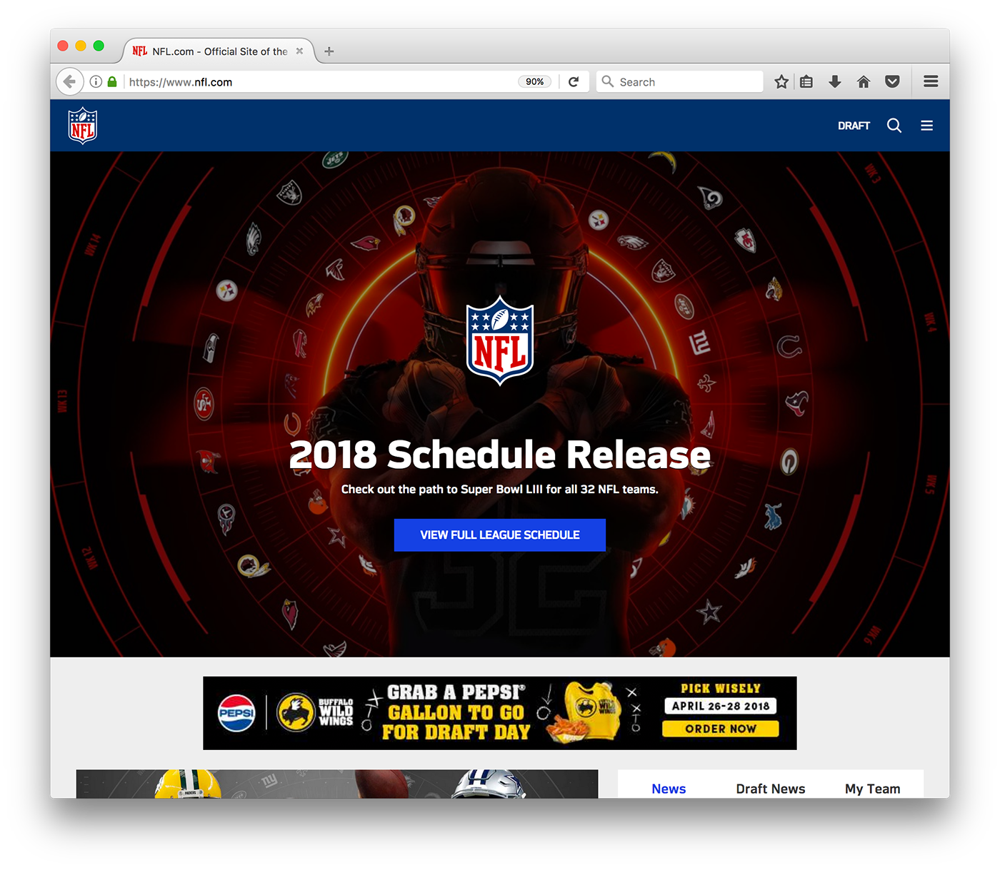 Schedule Release nfl NFL NETWORK