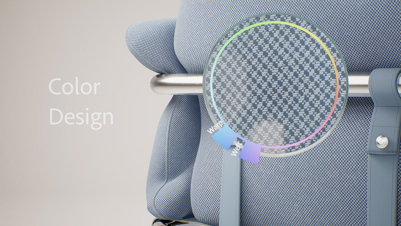armchair 3D archviz home furniture texture leather macro