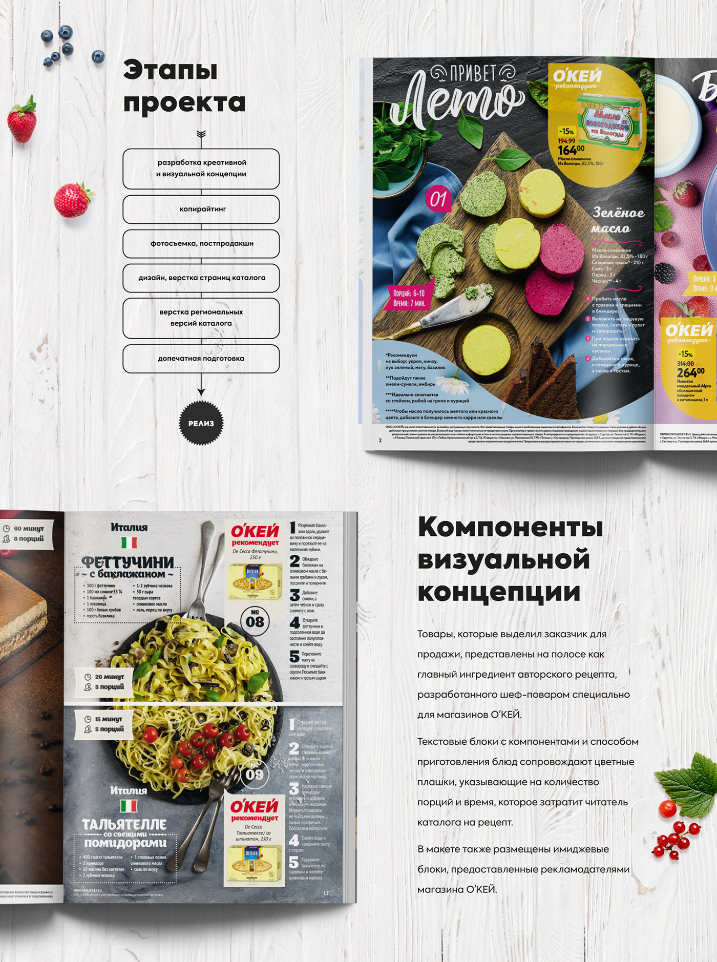 catalog creative food style lettering magasine recipe Retail vkbrand гастротур advertise