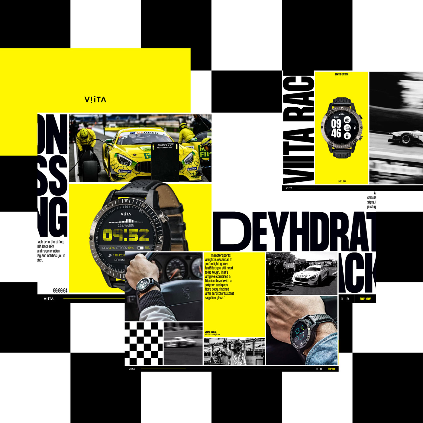 Webdesign branding  art direction  smartwatch interaction parallax typography   Cars Racing