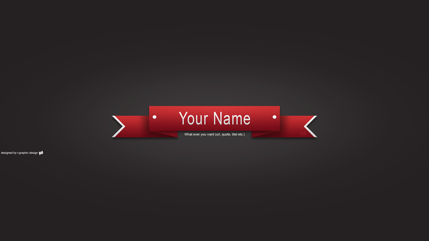 Youtube Banners Template