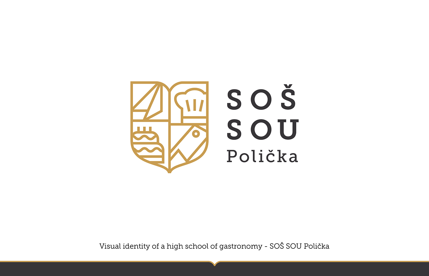 school visual identity logo Corporate Identity tradition craft gastronomy