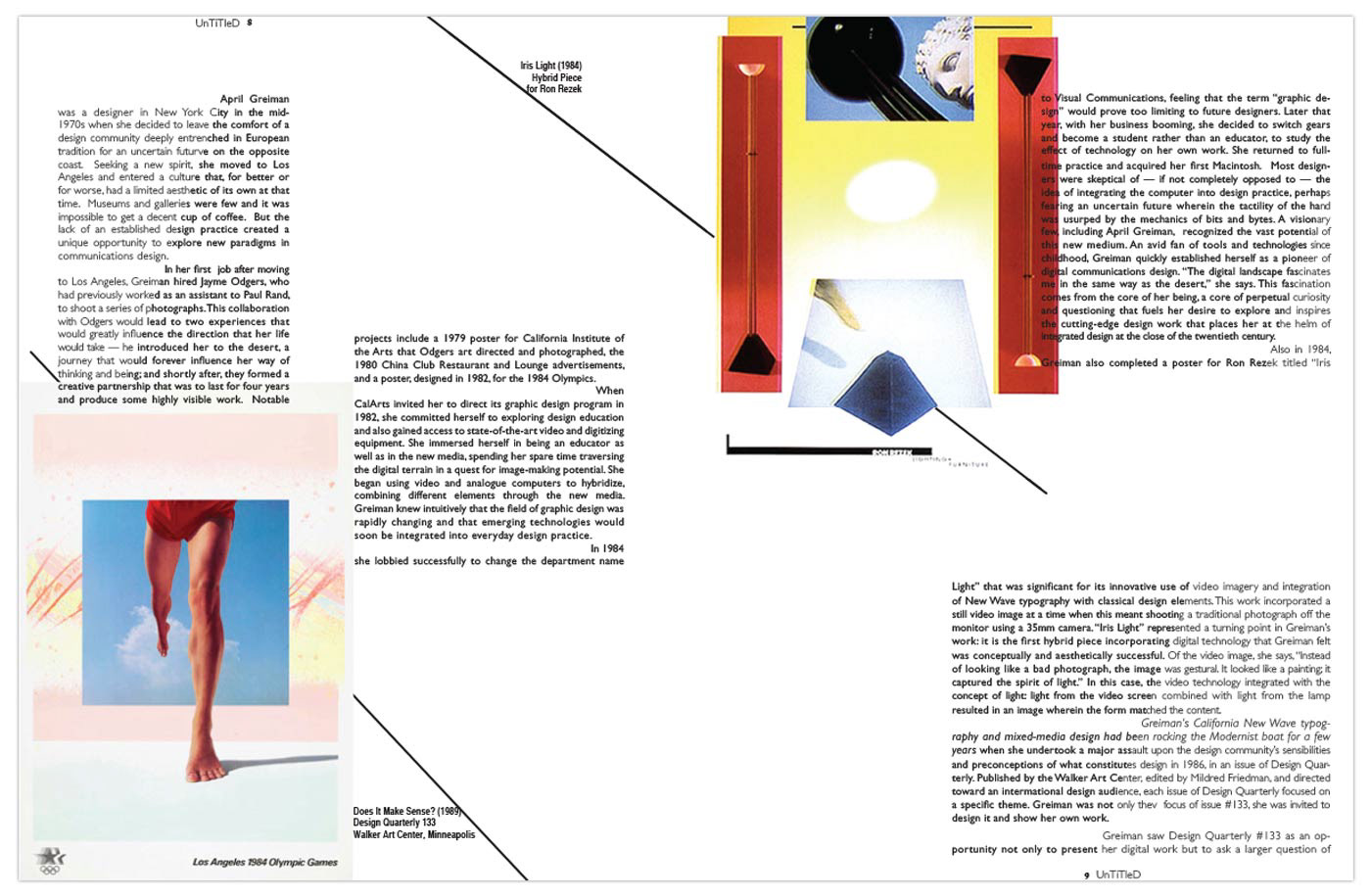 April Greiman chris cappilla editorial editorial design  grid grid system grids Layout Design typography   Why22 Studio