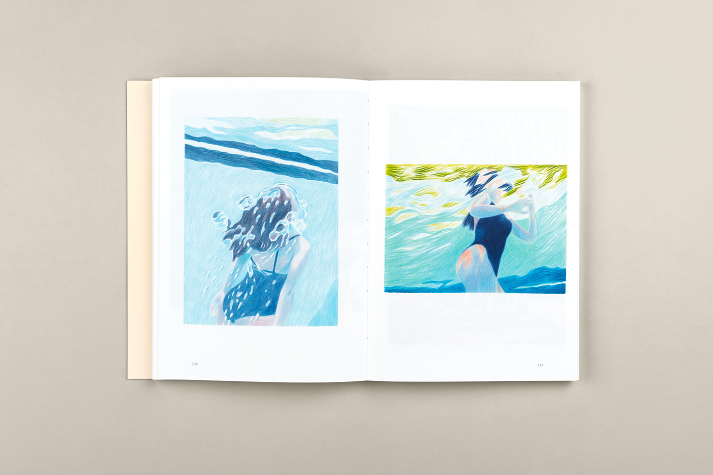 book book cover book design graphic design  design illsutration Drawing  serene serenity minimal