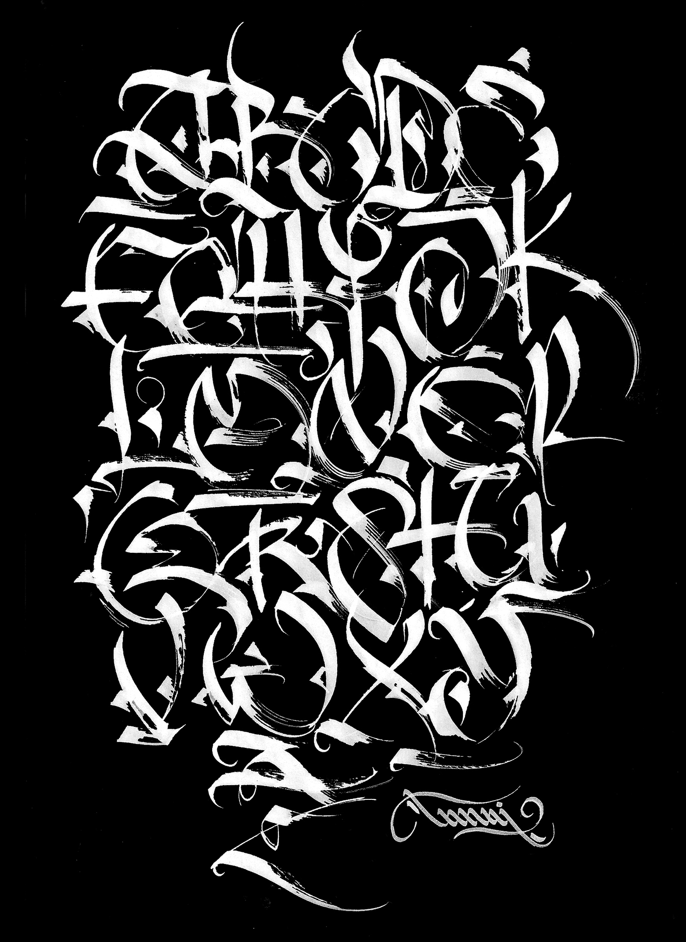 Calligraphy. TANAI on Behance