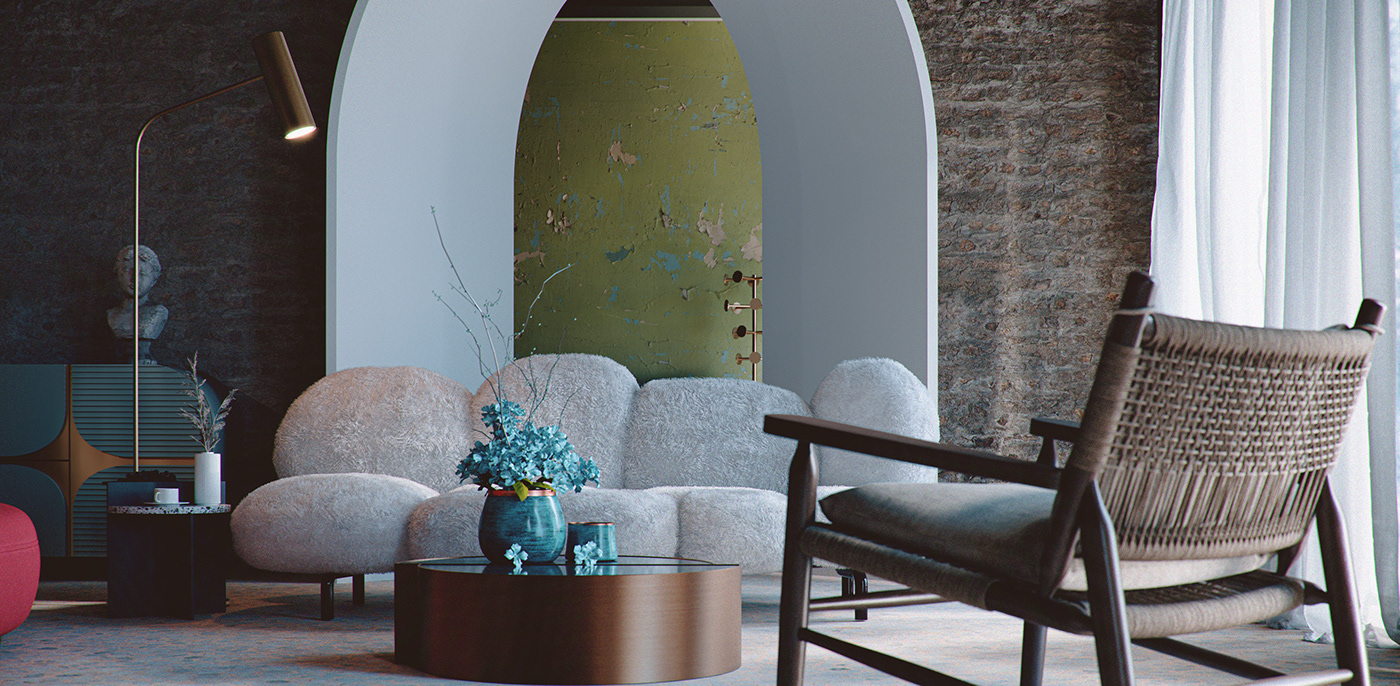 3ds max architecture archviz CGI corona render  designer Digital Art  interior design  Photography  sofa