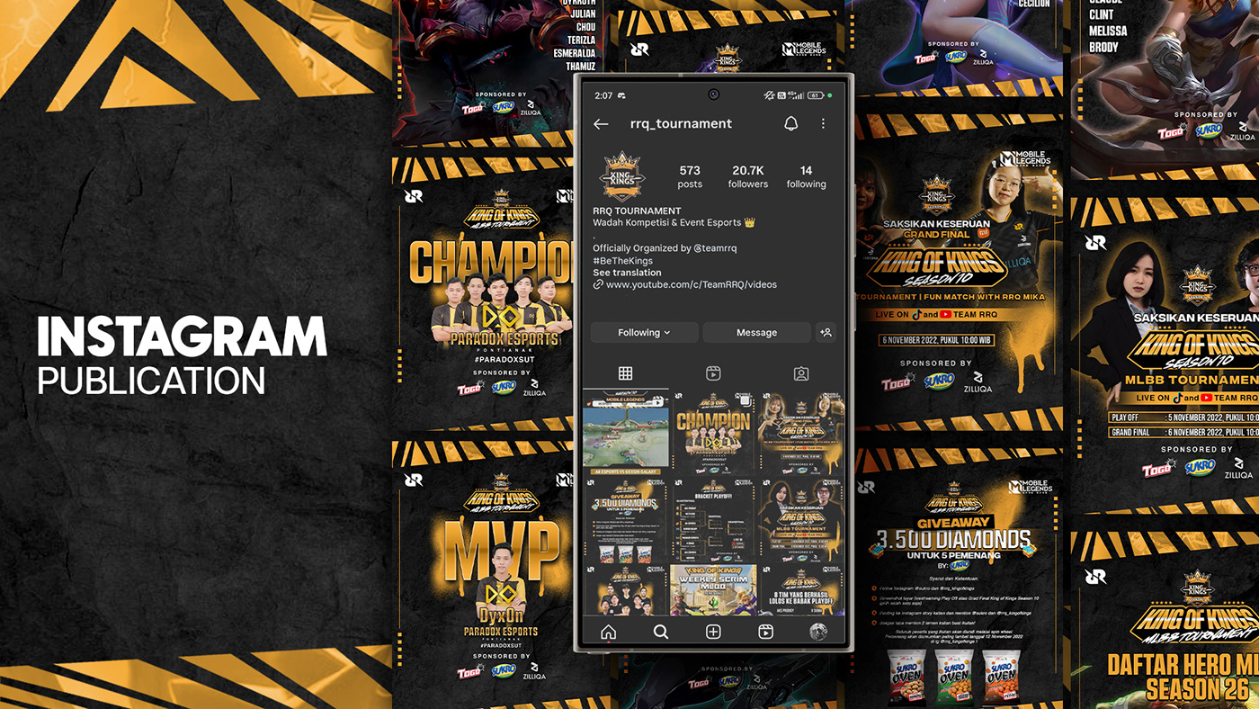 esports broadcast Tournament Gaming design brand identity branding  visual identity Social media post key visual