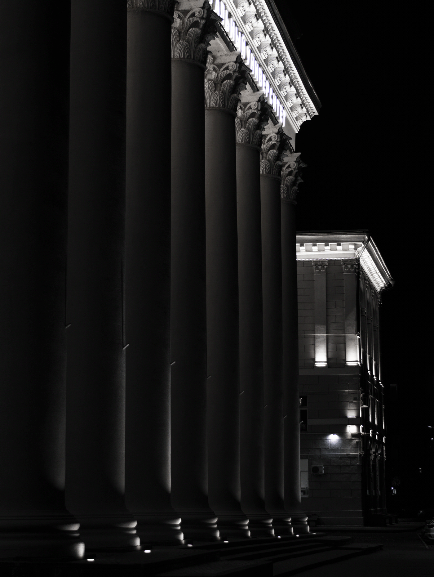 Columns Photography  black and white monochrome