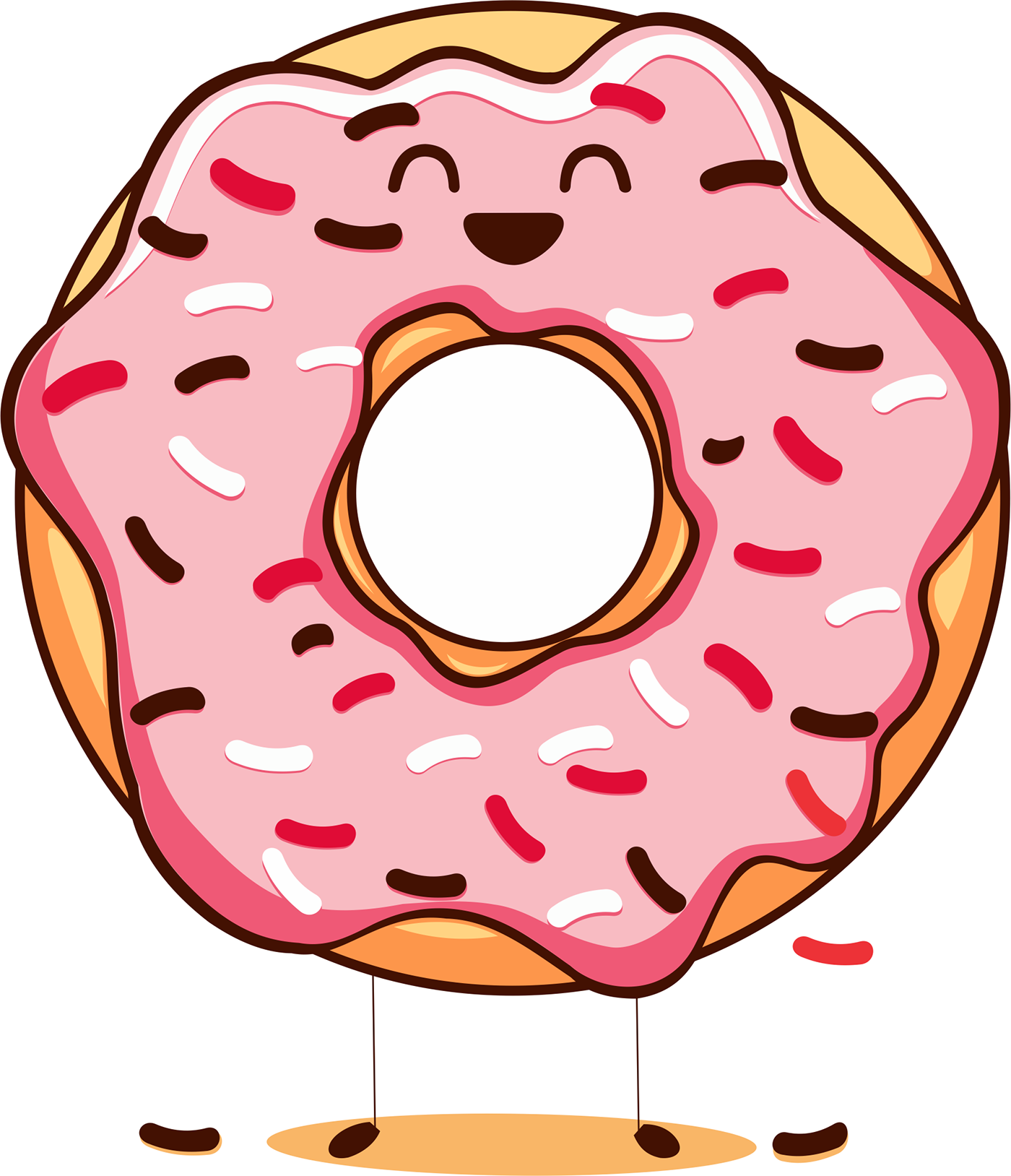 Donut Logo Cartoon