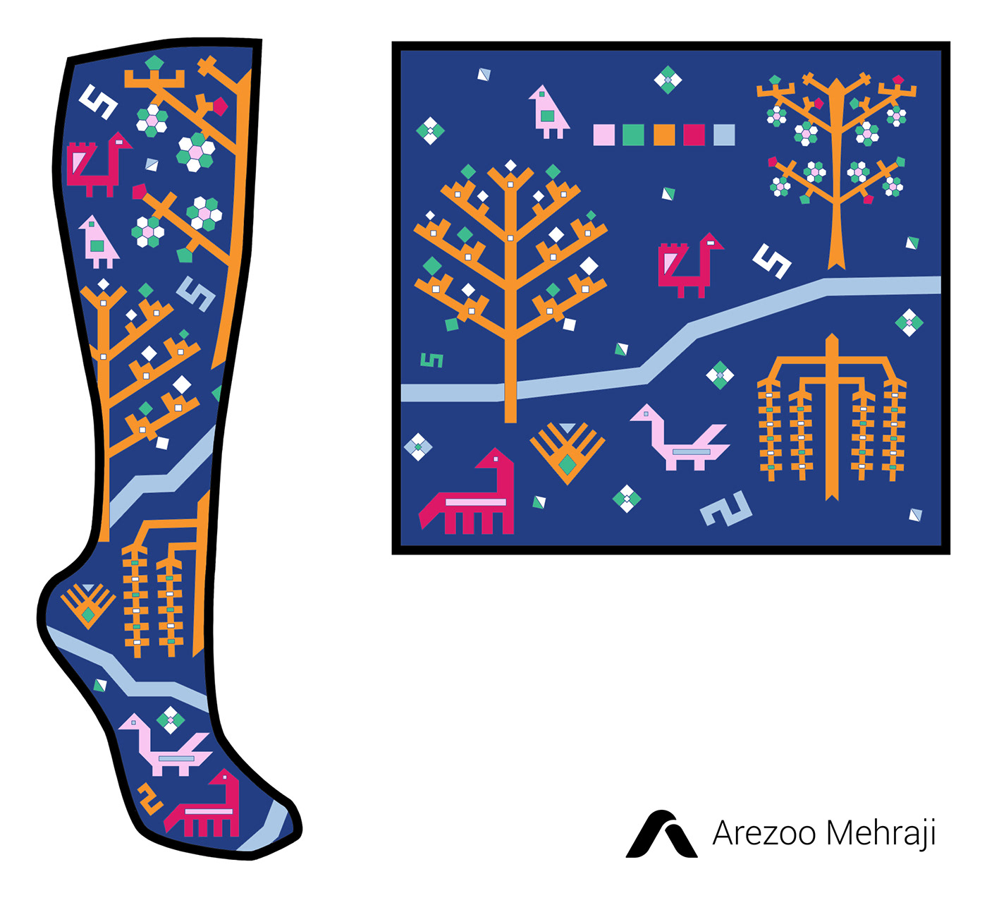 socks textile fabric cloth outfit productdesign socksdesign copetition potoshop persian