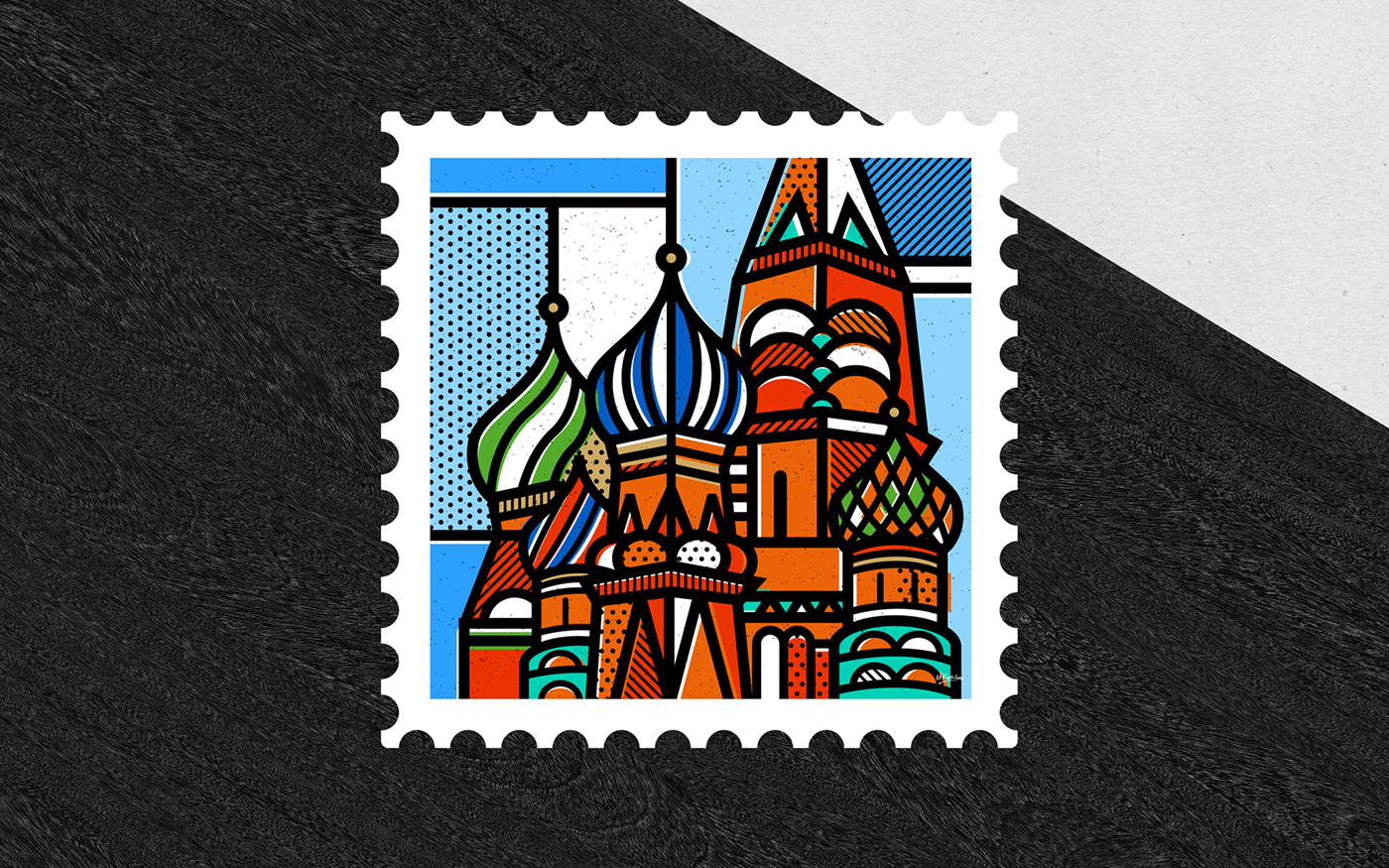 stamps postcards posters world Travel Landmarks countries Pop Art geometric abstract