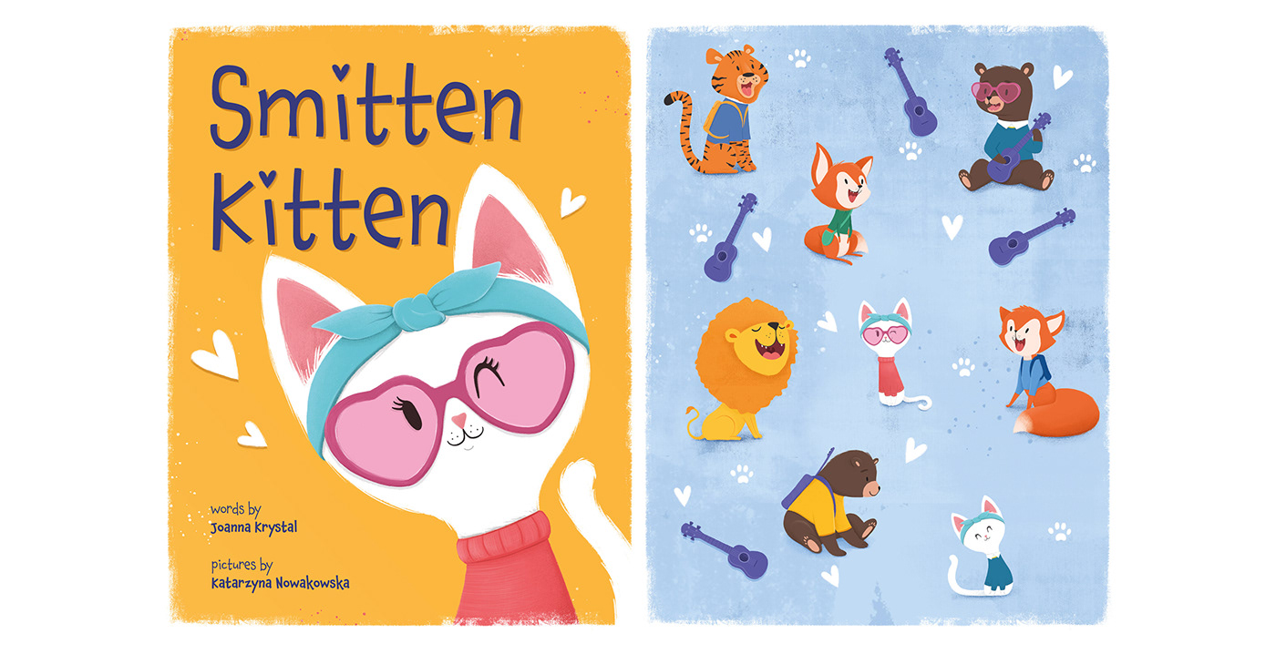 Cat children children book children's book ILLUSTRATION  Illustrator kitty Love Picture Picture book
